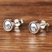 Sterling Silver Yin Yang Earrings