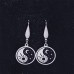 Yin Yang Sun and Moon Dangle Earrings