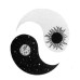 Sun and Moon Temporary Tattoo