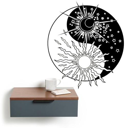 Sun and Moon Wall Art