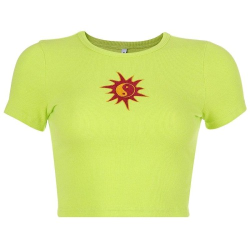 Sun Yin Yang Crop Top