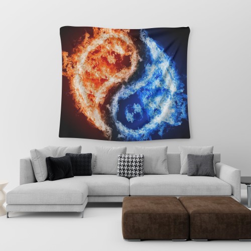 Yin Yang Tapestry Fire