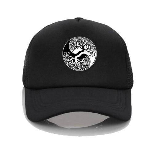 Yin Yang Tree of Life Hat