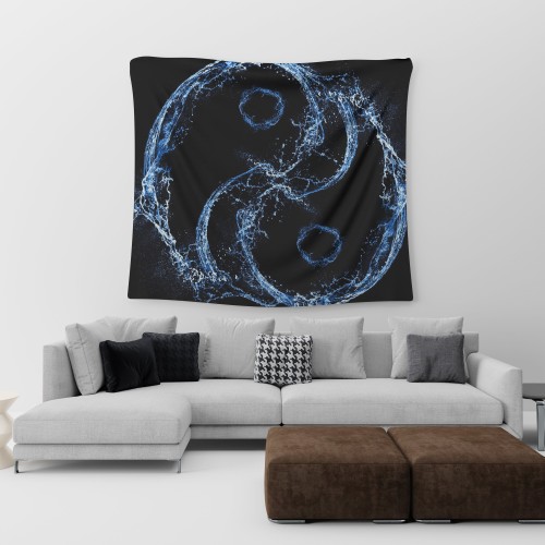 Water Yin Yang Tapestry