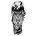 Wolf Temporary Tattoo