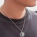 Wolf Yin Yang Necklace