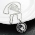 Wolf Yin Yang Necklace