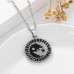 Wolf Yin Yang Necklace