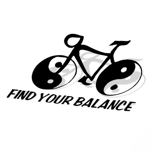 Yin Yang Bumper Sticker