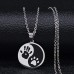 Yin Yang Dog Necklace