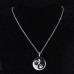 Yin Yang Dog Necklace