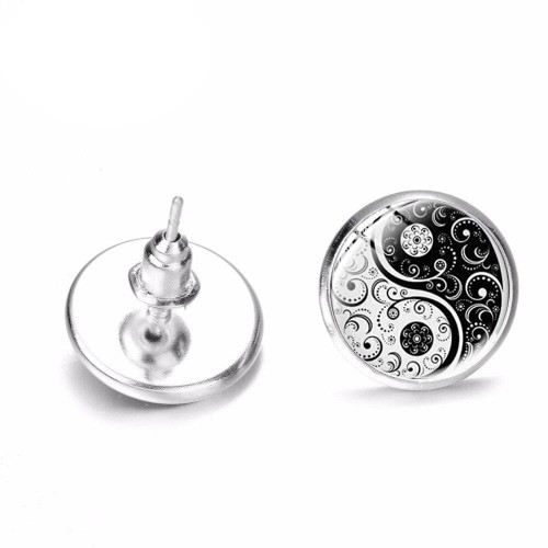 Yin Yang Earrings Cosmology