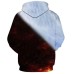 Yin Yang Fire and Ice Wolf Hoodie