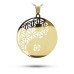 Yin Yang Flower of Life Necklace