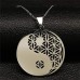 Yin Yang Flower of Life Necklace