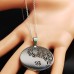 Yin Yang Flower of Life Necklace