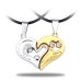 Yin Yang Heart Necklace