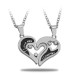 Yin Yang Heart Necklace