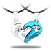 Yin Yang Heart Necklace