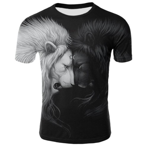 Yin Yang Lion T-Shirt