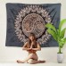Yin Yang Mandala Tapestry