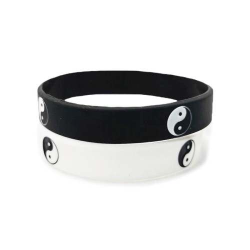 Yin Yang Rubber Bracelet