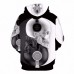 Yin Yang Skull Hoodie