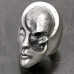 Yin Yang Skull Ring