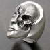 Yin Yang Skull Ring