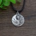Yin Yang Sun and Moon Necklace