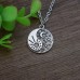 Yin Yang Sun and Moon Necklace