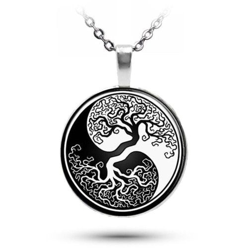 Yin Yang Tree of Life Necklace