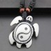 Yin Yang Turtle Necklace