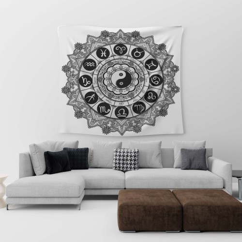 Zodiac Sign Yin Yang Wall Decor